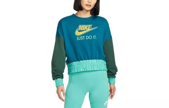 Свитшот женский бирюзовый Nike