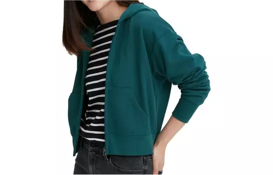 Свитшот женский бирюзовый Uniqlo