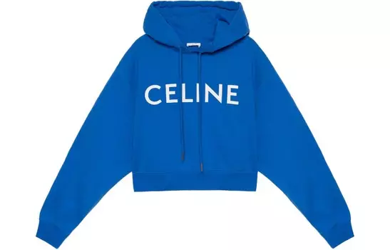 Свитшот женский Celine, синий / белый
