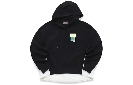 Свитшот женский, цвет черный как смоль Fila