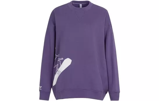 Свитшот женский фиолетовый Adidas Originals