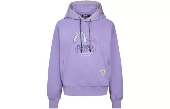 Свитшот женский фиолетовый Evisu