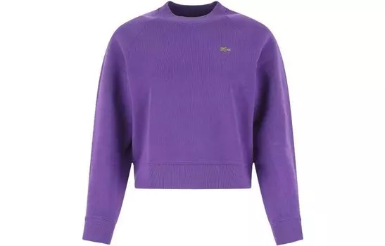 Свитшот женский фиолетовый Lacoste
