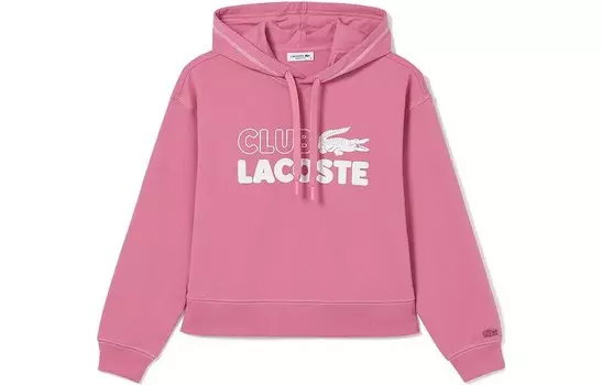 Свитшот женский фуксия Lacoste