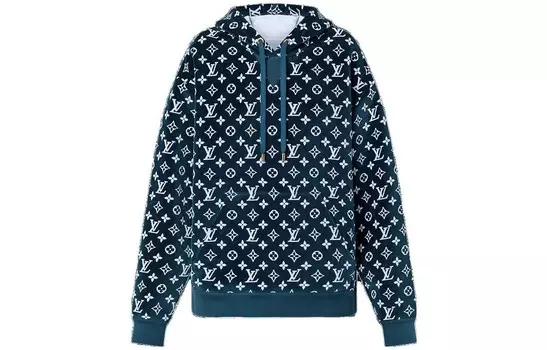 Свитшот женский голубой Louis Vuitton