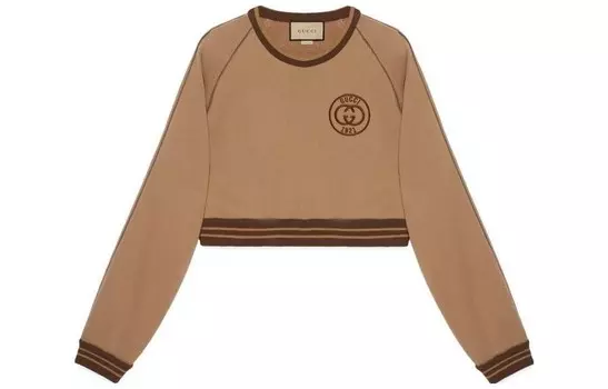 Свитшот женский Gucci, темно-бежевый