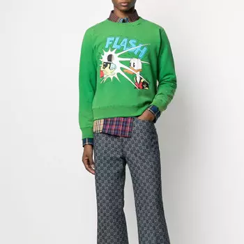 Свитшот женский Gucci, зеленый