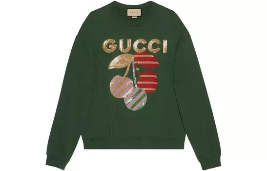 Свитшот женский Gucci, зеленый
