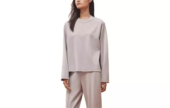 Свитшот женский Hermes, светло-серый