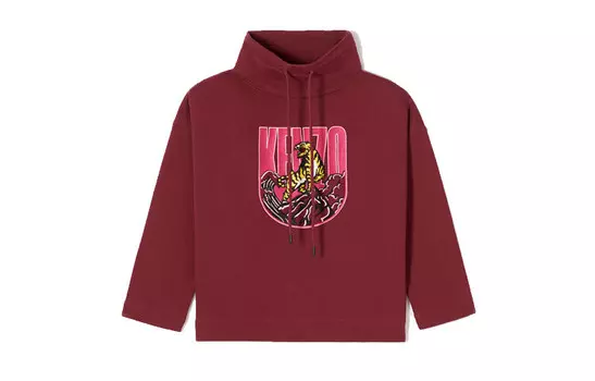 Свитшот женский Kenzo, бордовый