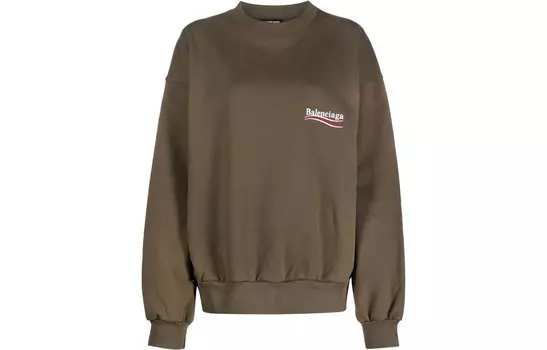 Свитшот женский коричневый Balenciaga