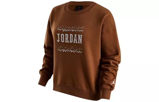 Свитшот женский коричневый Jordan