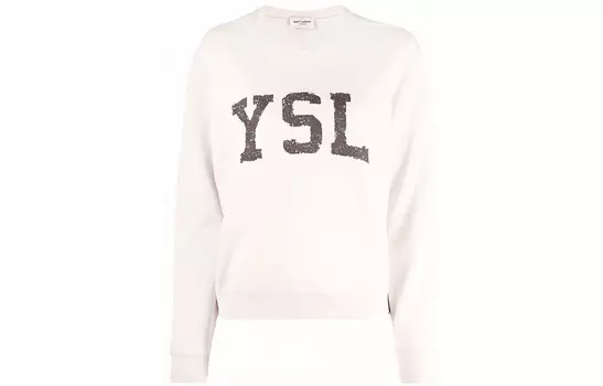Свитшот женский Light Oatmeal Saint Laurent