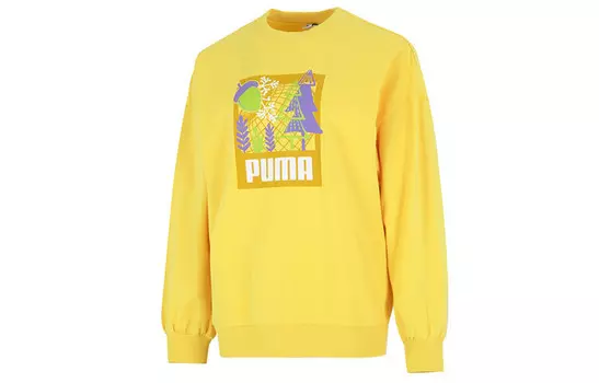 Свитшот женский лимонный Puma