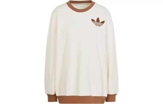 Свитшот женский молочно-белый Adidas Originals
