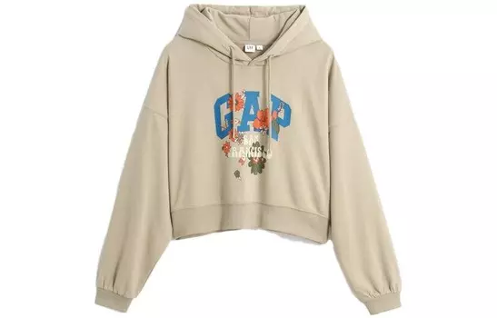 Свитшот женский молочный кофе Gap