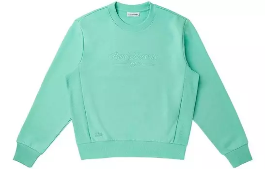 Свитшот женский мятно-зеленый Lacoste
