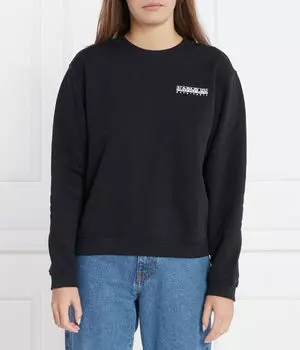 Свитшот женский Napapijri однотонный, черный