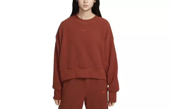 Свитшот женский оранжевый Nike