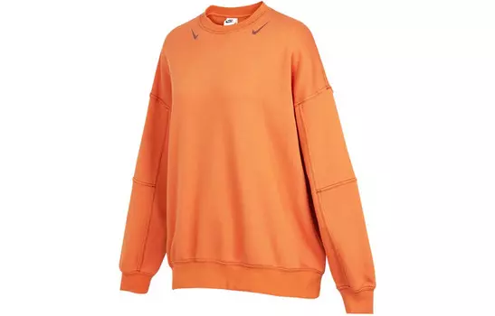 Свитшот женский оранжевый Nike