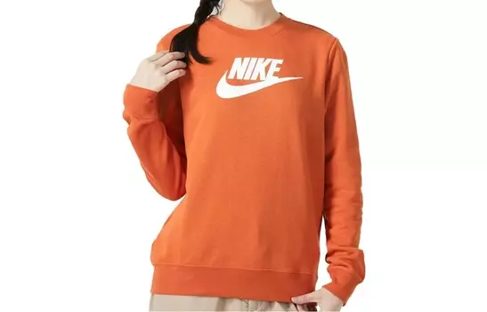 Свитшот женский оранжевый Nike