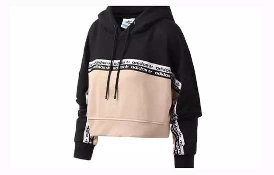 Свитшот женский Pearl Soot/черный Adidas Originals, черный