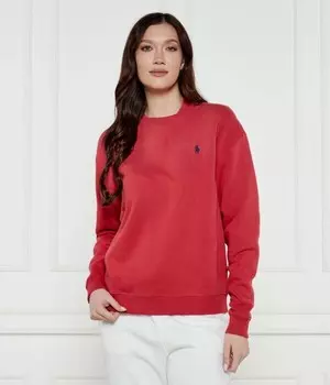 Свитшот женский Polo Ralph Lauren свободного кроя, красный