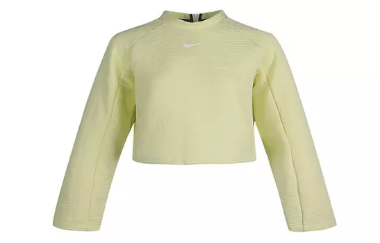 Свитшот женский яркий оранжевый зеленый Nike
