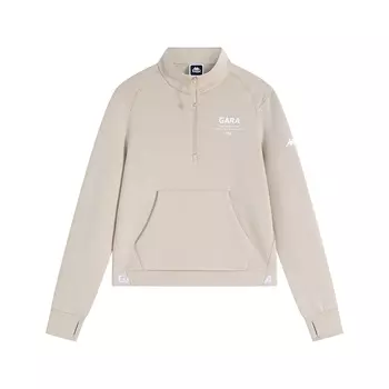 Свитшот женский разноцветный Kappa, Yellow Khaki-6354
