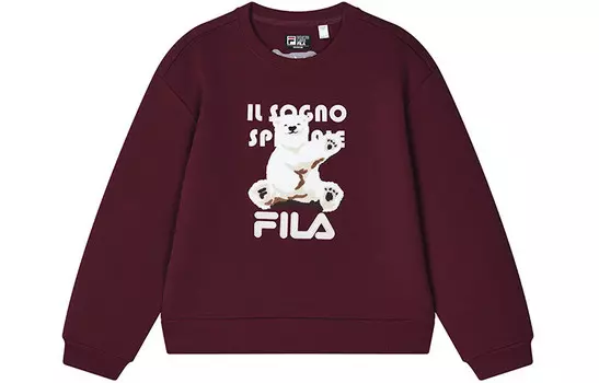 Свитшот женский Rose Borgundy Fila