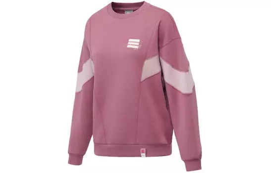 Свитшот женский розово-красный Lining