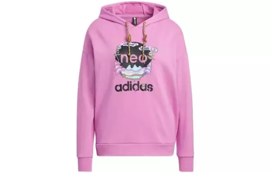 Свитшот женский розовый Adidas, розовый