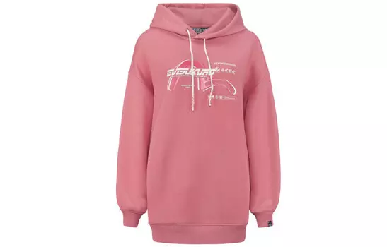 Свитшот женский розовый Evisu, розовый