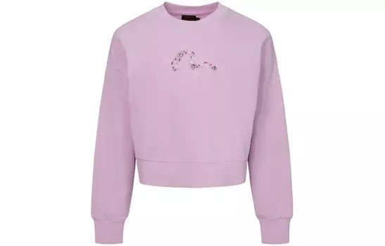 Свитшот женский розовый Evisu, розовый