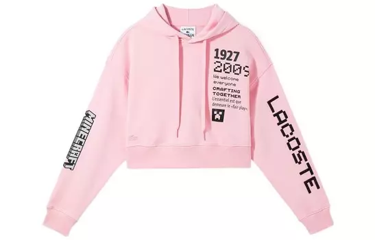 Свитшот женский розовый Lacoste