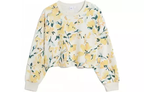 Свитшот женский с цветочным принтом Gap