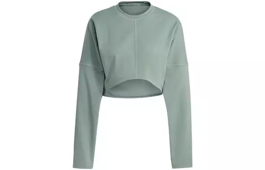 Свитшот женский серебристо-зеленый Adidas