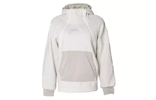 Свитшот женский серебристый/белый Nike