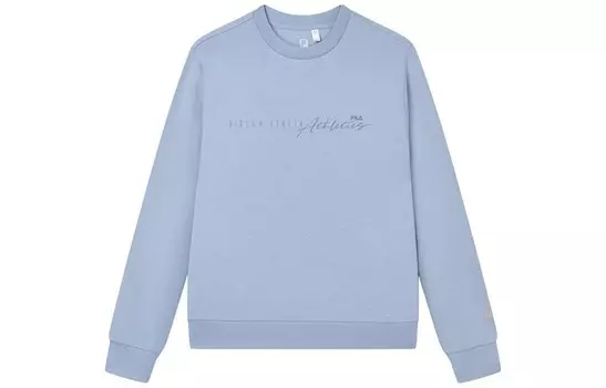 Свитшот женский серебристый/серый/синий Fila