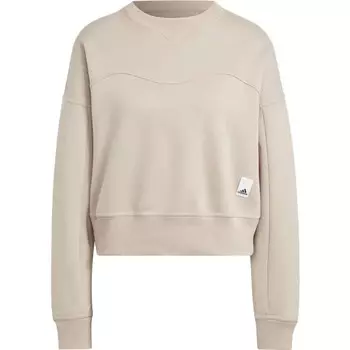 Свитшот женский серо-коричневый Adidas
