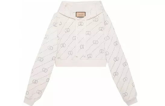 Свитшот женский серый/белый Gucci