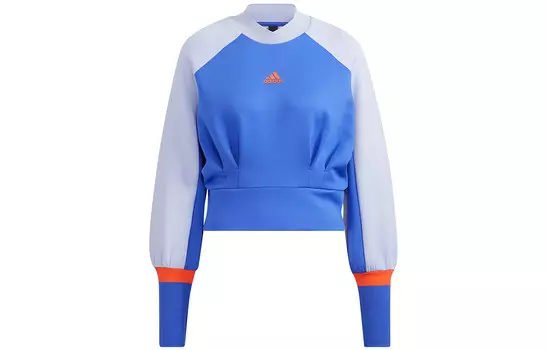 Свитшот женский синий Adidas
