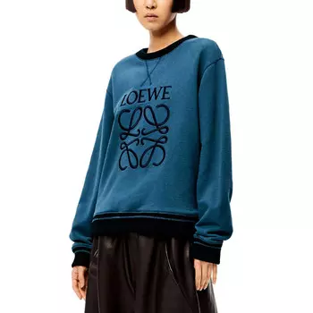 Свитшот женский синий Loewe