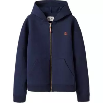 Свитшот женский синий Miu Miu