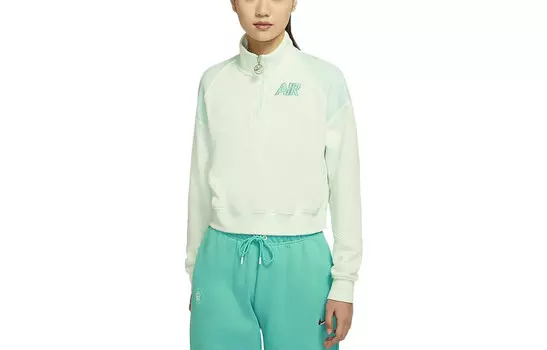Свитшот женский слегка зеленый Nike
