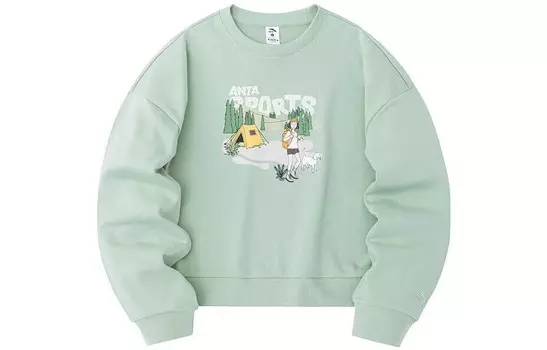 Свитшот женский Stone Green Anta