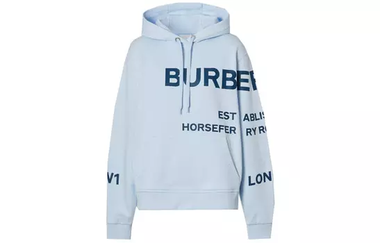 Свитшот женский светло-голубой Burberry