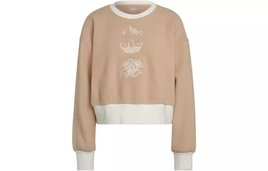 Свитшот женский светло-коричневый Adidas Originals