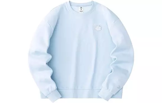 Свитшот женский светло-ярко-голубой -5 Anta