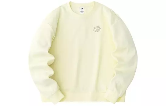 Свитшот женский светло-серо-желтый-1 Anta
